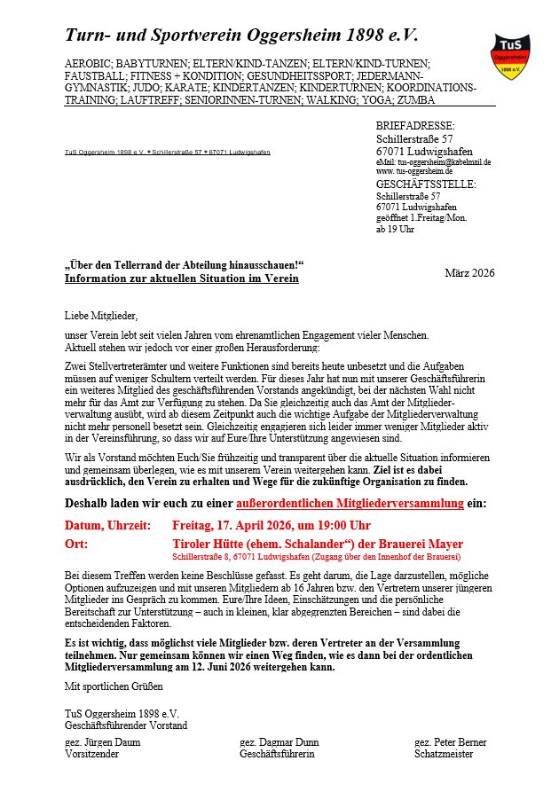 091 Schaukasten Aktuelles 2026 03 17 Einladung ao MV